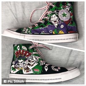 RARE Joker’s Wild DC x Converse Limited Edition size 6